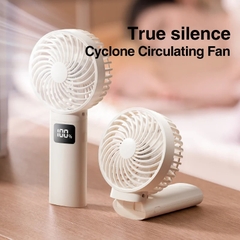 Quạt tích điện Mini cầm tay RTAKO Y20 Cyclone Circulating Fan (Foldable Version) 4800mAh (White)