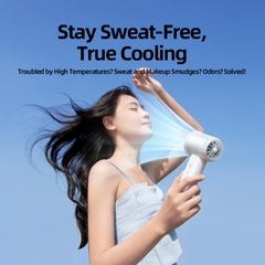 Quạt tích điện mini cầm tay RTAKO X5 High-Speed Cooling Fan (5000mAh, 15000RPM, sạc nhanh 20W, 3 Tốc Độ Quạt)
