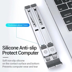 Giá Đỡ Laptop Nhôm Cao Cấp Vention Laptop Stand Silvery