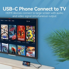 Bộ Chuyển Đổi USB-C to HDMI/VGA 4K Vention TDI (4K@30Hz)