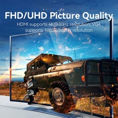 Bộ Chuyển Đổi USB-C to HDMI/VGA 4K Vention TDI (4K@30Hz)