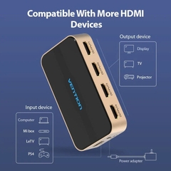 Bộ Chia HDMI1.4 4K 1 In 4 Out Vention ACC (4K/30Hz)