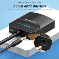 Bộ chuyển đổi HDMI to VGA Vention 421 (1080p@60Hz) Có Cổng Kết Nối Âm Thanh và USB
