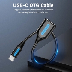 Đầu Chuyển OTG Type-C to USB 3.1 VENTION Chất Lượng Cao