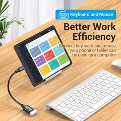 Đầu Chuyển OTG Type-C to USB 3.1 VENTION Chất Lượng Cao