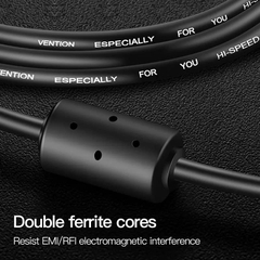 Cáp Máy In USB2.0 to USB-B Vention VAS-A16 (480Mbps, with 2*Ferrite Core)