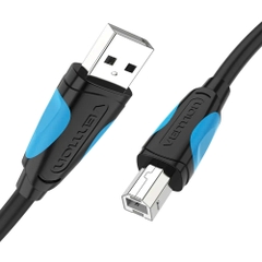 Cáp Máy In USB2.0 to USB-B Vention VAS-A16 (480Mbps, with 2*Ferrite Core)