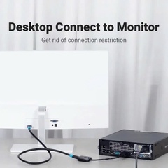 Đầu Chuyển VGA to HDMI 1080p Vention ACN (1080p@60Hz, with 3.5mm, Power Supply Port)