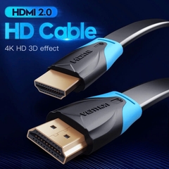 Cáp HDMI 2.0 Vention VAA-B02 (Flat Cable, 4K@60Hz, 3D, 18Gbps) - 1.5M
