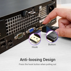 Cáp Chuyển DisplayPort to HDMI 1080p Vention HAD (1080p@60Hz)