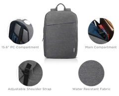 Balo Lenovo 15.6-inch Laptop Casual Backpack B210 Grey