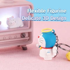 Móc Chìa Khoá Kèm Máy Khuếch Tán Hương Thơm ROCK Doraemon Aroma Diffuser Key Chain