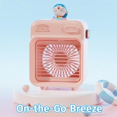 Quạt Làm Mát Để Bàn ROCK Doraemon F20 Water Cooling (5H, 2400mAh)