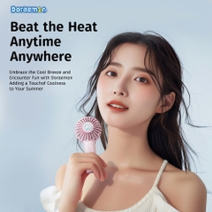 Quạt Cầm Tay Mini ROCK Doraemon Air Bubble Mini Handheld Fan