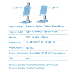 Giá Đỡ Điện Thoại Để Bàn ROCK Doraemon Desktop Foldable Stand