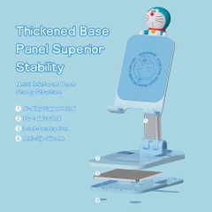 Giá Đỡ Điện Thoại Để Bàn ROCK Doraemon Desktop Foldable Stand