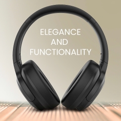 Tai nghe chụp tai không dây FutureTour Hybrid Active Noise Cancellation (ANC, Bluetooth 5.3, HD Stereo + Super Pass, HiFuture Tour Wireless Headphones) ( Black )