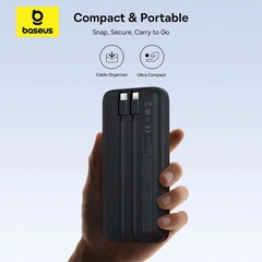 Pin Sạc Dự Phòng Baseus Lipow Dual-Cable 20000mAh 22.5W (Digital Display, With USB to C 3A 0.2m)