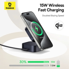 Đế Sạc Không Dây Baseus PicoGo Series 2-in-1 Qi2 15W & Sạc Có Dây 67W (C to C 100W Cable Included)