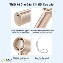 Quạt mini Cầm Tay Joyroom CY716 pin 4000mAh (13,500 RPM HyperDrive™, hơn 6 tiếng sử dụng)