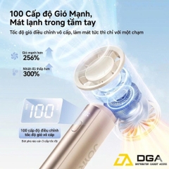 Quạt mini Cầm Tay Joyroom CY716 pin 4000mAh (13,500 RPM HyperDrive™, hơn 6 tiếng sử dụng)