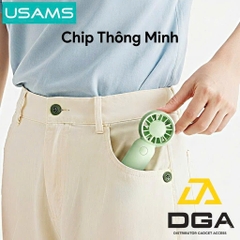 Quạt Mini Cầm Tay USAMS ZB354 3W (500mAh, 3 Speed Settings, 10400RPM, 2H)