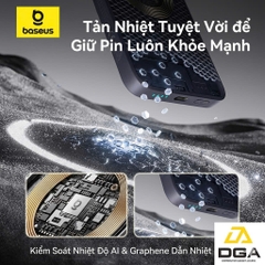 Pin Dự Phòng Không Dây Baseus EnerFill FM11 Ultra-Mini 10000mAh 22.5W (Sạc Không Dây 15W, Kèm Cáp C to C 0.3m 60W)