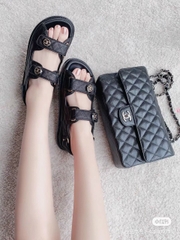 SANDAL CHANEL ĐEN
