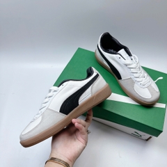 puma palermo trắng đen