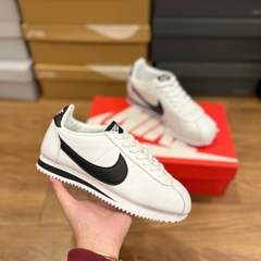 nike cortez trắng đen