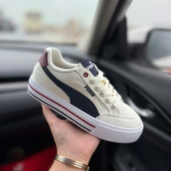 puma court kem đỏ