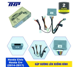 Gập Gương Lên Xuống Kính Honda Civic/ Honda CRV (2014-2017)/ ( LXK HRV 2022-2023) Cắm jack zin