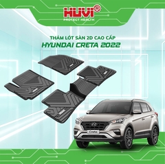 Thảm lót sàn xe ô tô Hyundai Creta 2022-2023 2D Cao Cấp