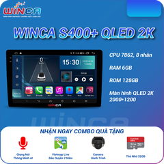Màn Hình DVD Android Ô Tô Winca S400+ QLED 2K