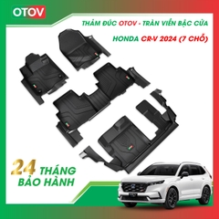Thảm Đúc OTOV Tràn Viền Bậc Cửa Cho Xe Honda CRV 2024 Bản 7 Chỗ