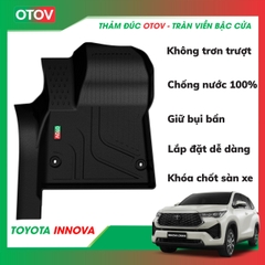 Thảm Đúc OTOV Tràn Viền Bậc Cửa Cho Xe Innova 2023+