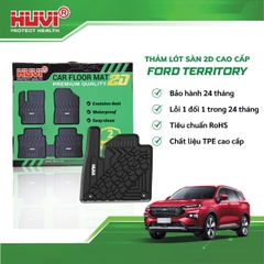 Thảm lót sàn ô tô Ford Territory 2023+ 2D Cao Cấp