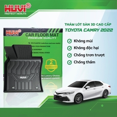 Thảm lót sàn ô tô Toyota Camry 2019-2023 3D cao cấp