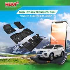 Thảm lót sàn ô tô Toyota Fortuner 2017-2023 3D cao cấp