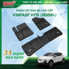Thảm Lót Sàn Ô Tô Vinfast VF5 2D Nhựa TPE Cao Cấp
