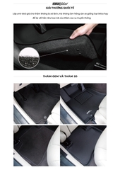 Sản phẩm Thảm Lót Sàn Audi A7 chính hãng 3D MAXpider KAGU, Thiết kế thời trang, Chống nước bảo vệ xe