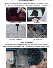 Thảm Lót Sàn LAND ROVER AUTOGRAPHY (2014-2021+) chính hãng 3D MAXpider KAGU, Thiết kế thời trang, Chống nước bảo vệ xe
