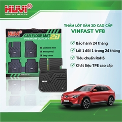 Thảm lót sàn ô tô Vinfast VF8 2D cao cấp