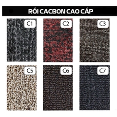 Thảm Lót Sàn 360 Xe 4-5 Chỗ - Màu Đỏ Tươi A3