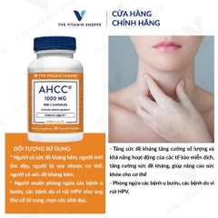 Thực phẩm bảo vệ sức khỏe AHCC 1000 MG