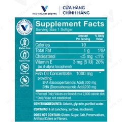 Thực phẩm bảo vệ sức khỏe OMEGA-3 FISH OIL