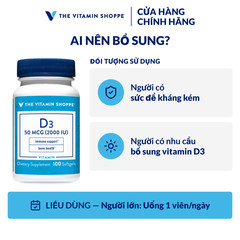 Thực phẩm bảo vệ sức khỏe VITAMIN D3
