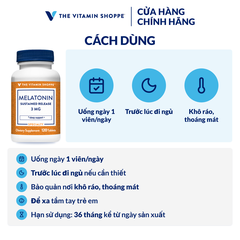 Thực phẩm bảo vệ sức khỏe MELATONIN SUSTAINED RELEASE 3 MG