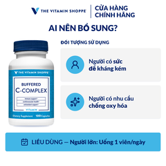 Thực phẩm bảo vệ sức khỏe BUFFERED C-COMPLEX