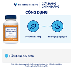Thực phẩm bảo vệ sức khỏe MELATONIN SUSTAINED RELEASE 3 MG